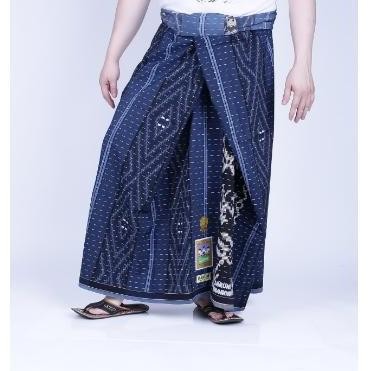 READY STOCK SARUNG SUTERA SAMARINDA HARUM - BIRU 