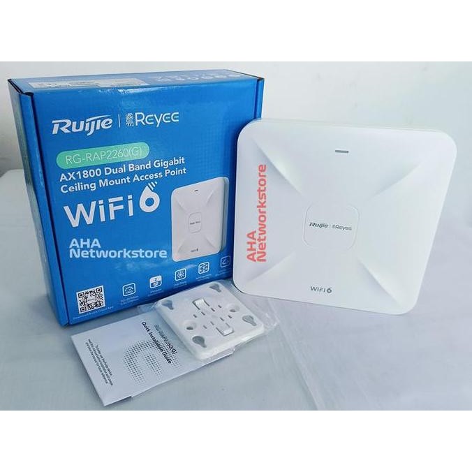 RAP2260G Ruijie RAP2260G WiFi6 AX1800 Dualband Gigabit AP Mesh Ruijie Reyee RG-RAP2260(G)