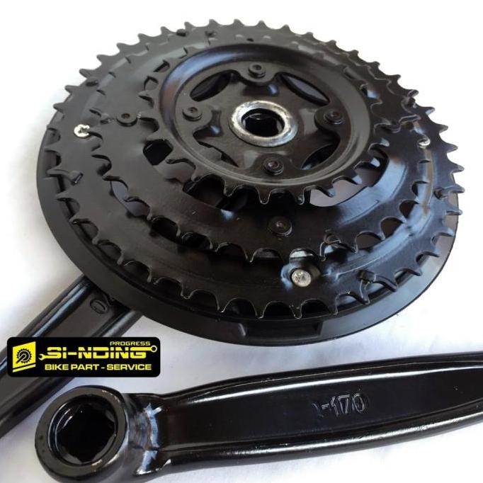 Melano Gear Sepeda Crank 3 Speed Mtb