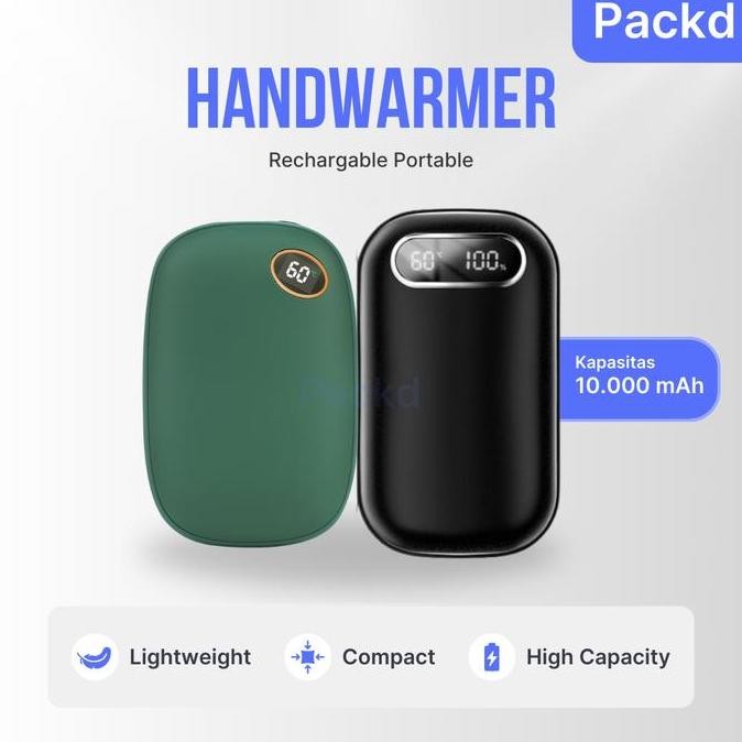 VELDORA Penghangat Tangan Travel Elektrik / Rechargable Portable Hand Warmer / Handwarmer portable