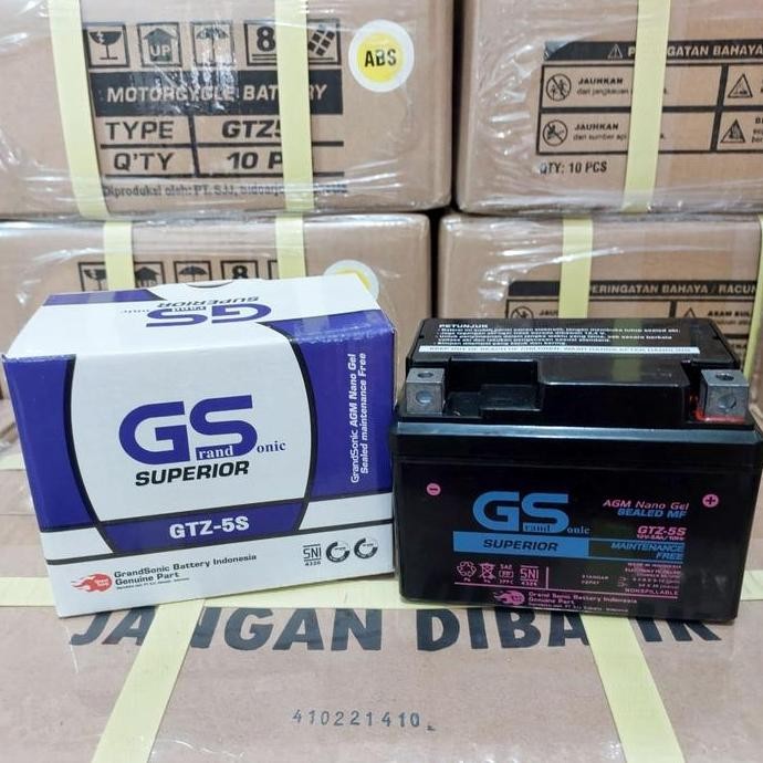 PROMO - Aki Motor BeAT FI CW, BeAT Karbu, Vario 110, Supra X 125, Scoopy, Spacy, Vixion GS GTZ5S MF 