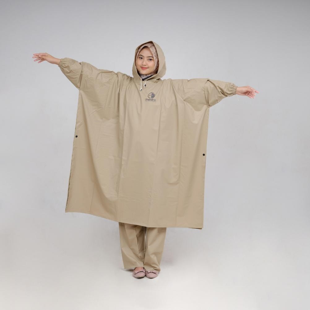 Cod Jas Hujan Jumbo Mantel Hujan Ponco Kelelawar Jumbo Pria Wanita Original Hendz J-42