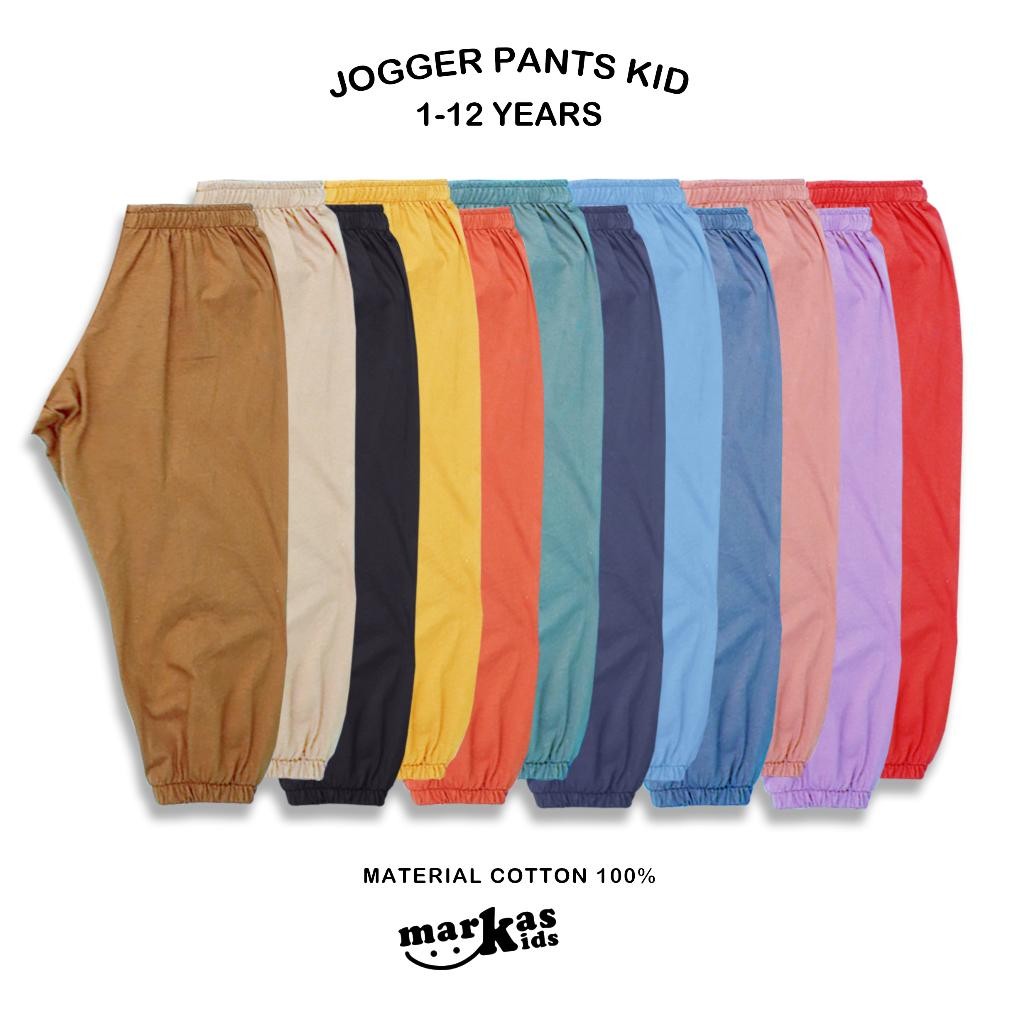 Hot Celana Panjang Anak Polos Unisex Umur 1-12Tahun Original Markaskids // Bawahan Anak Fb-43