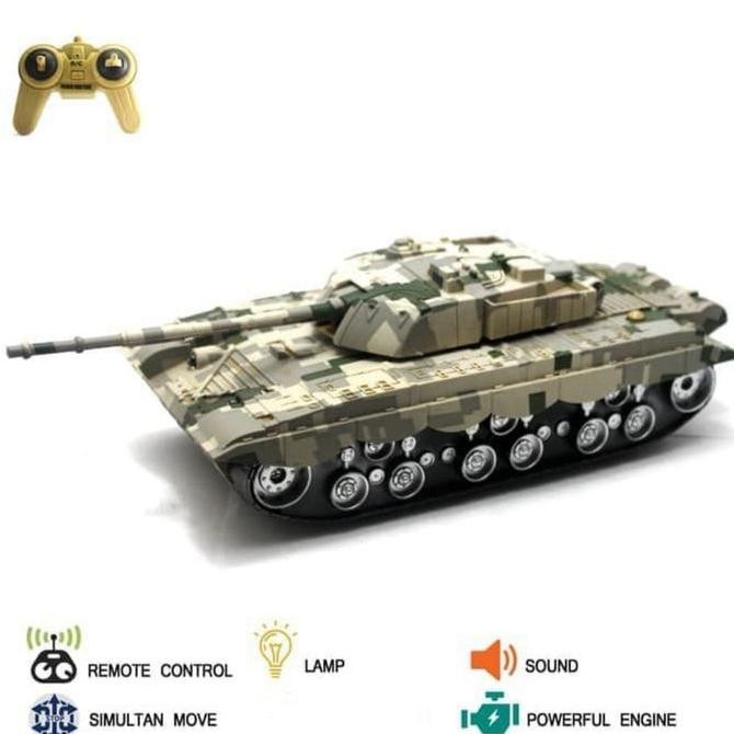 Rc Mobil Military War Tank Mainan Remote Control Tank