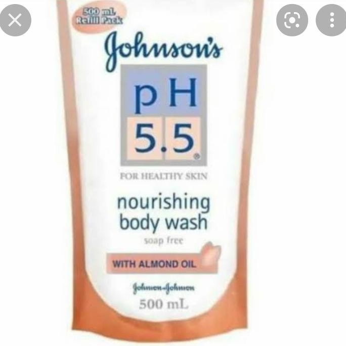 johnson n johnson's pH 5.5 with almond oil johnsons 5,5 body wash _LAN2