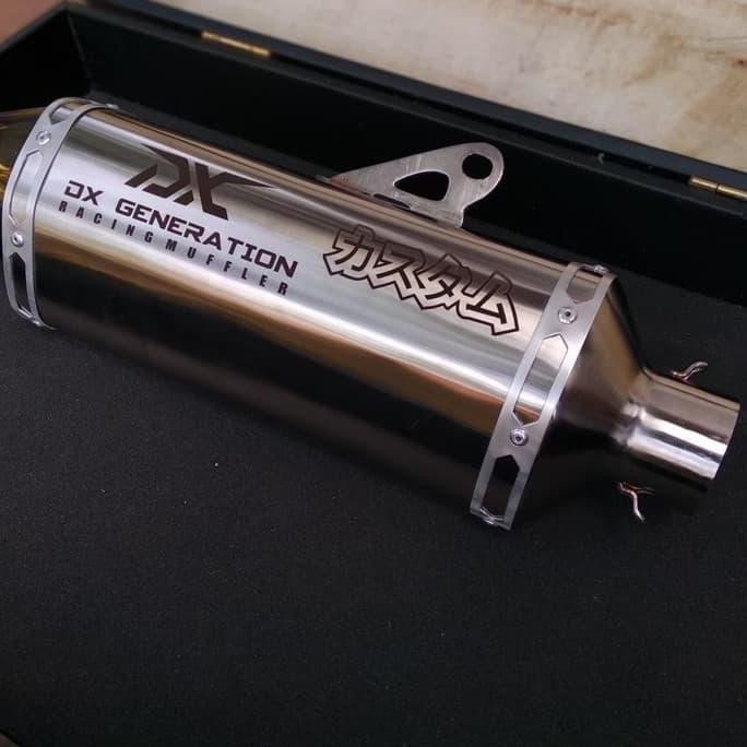 knalpot Dx Generation Sphere Oval Fullsystem H.Blue Nmax Aerox Pcx Adv
