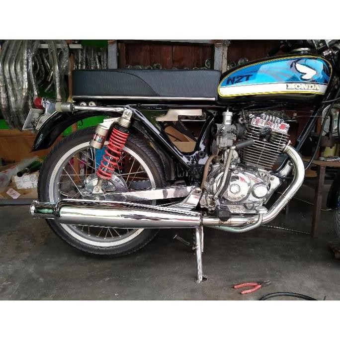 Knalpot N2T Corbi Original CB GL 100 Stainless Jogjakarta knalpot Plor
