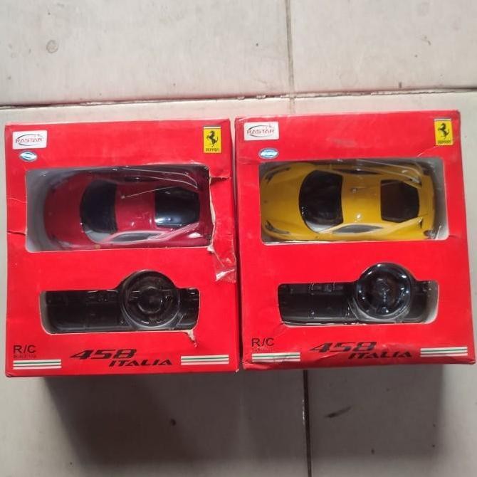 MAS Mainan RC Car Remote Control Mobil Ferrari 458 Italia 1 : 32