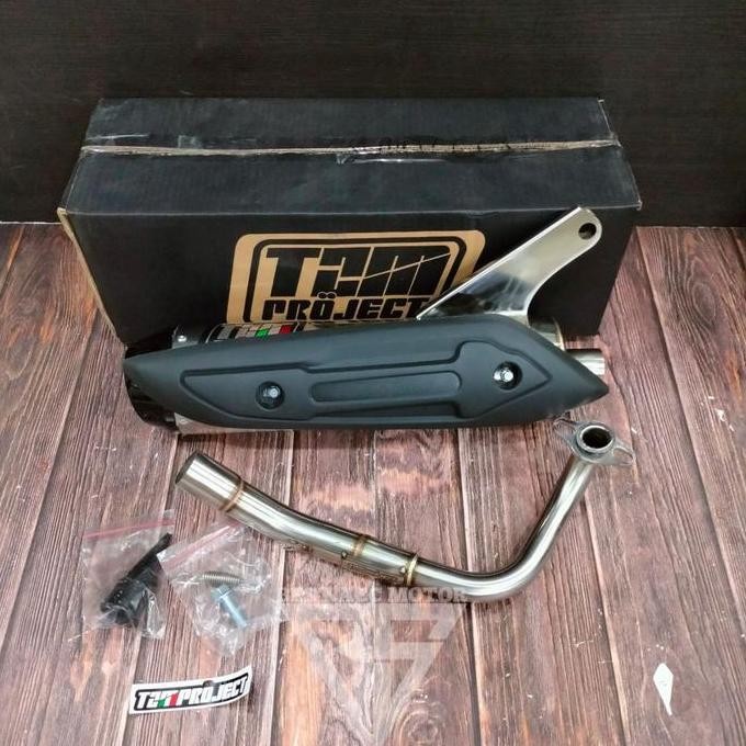 KNALPOT TZM SS PRO BEAT FI DELUXE SCOOPY PRESTIGE VARIO 110 LED GENIO