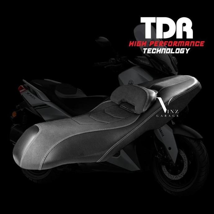 Jok Xmax New Connected // Comfort Seat Xmax New Connected Carbon Pattern // Jok Comfort Xmax New Car