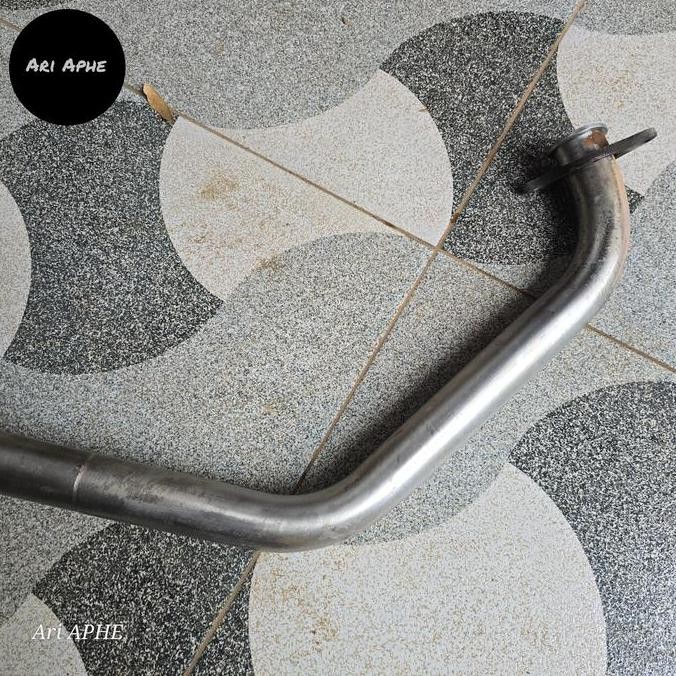 header pipa leher knalpot r15 vva v3 ronin tridente 3tech original