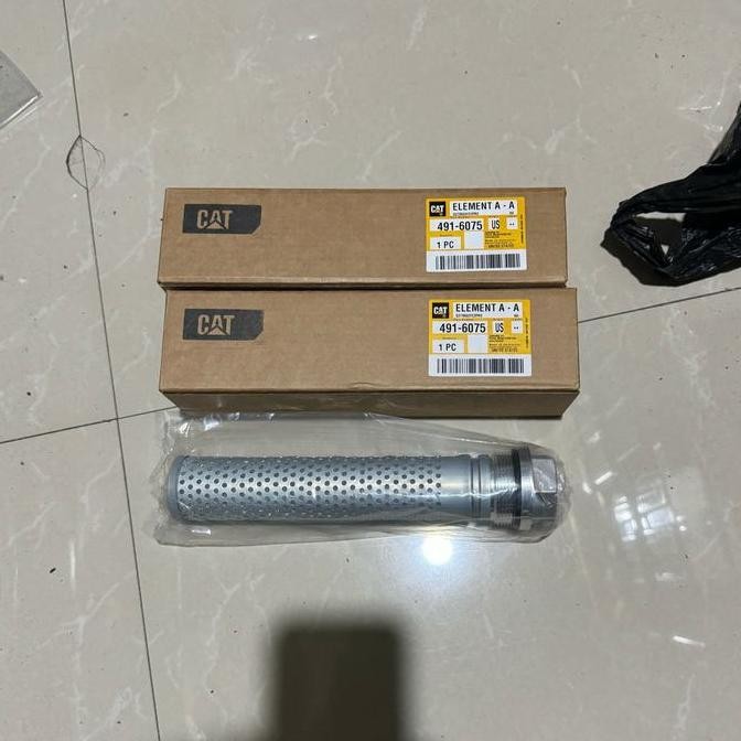 TERBARU 491-6075 4916075 Filter Hydraulic Caterpilarrr Brand oem