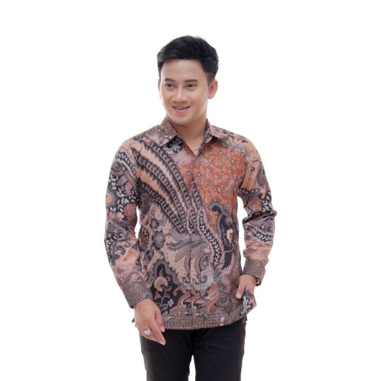 Special Kemeja Azriel Batik Pria Lengan Panjang Pekalongan An-139