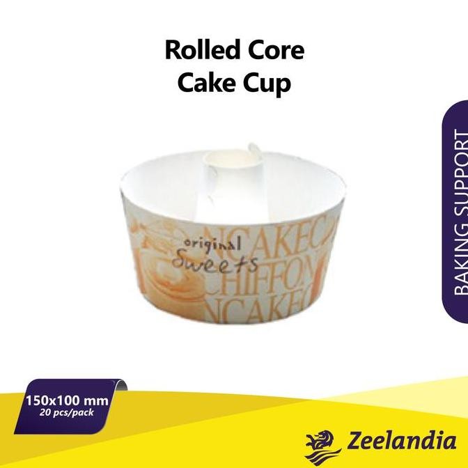 Rolled Core Cake Cup - Tempat Kue Chiffon - Tahan Panggang & Suhu Ting