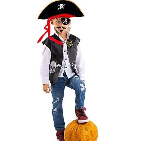 ORIGINAL Cosplay aksesoris bajak laut pirates style outfit edition dewasa anak topi tutup mata penut