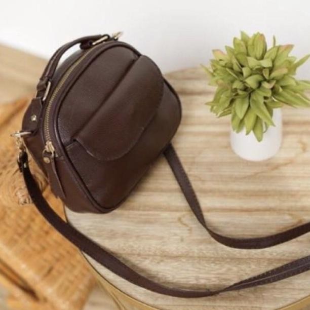 Tas kulit wanita asli Garut - tas kulit asli selempang kulit garut