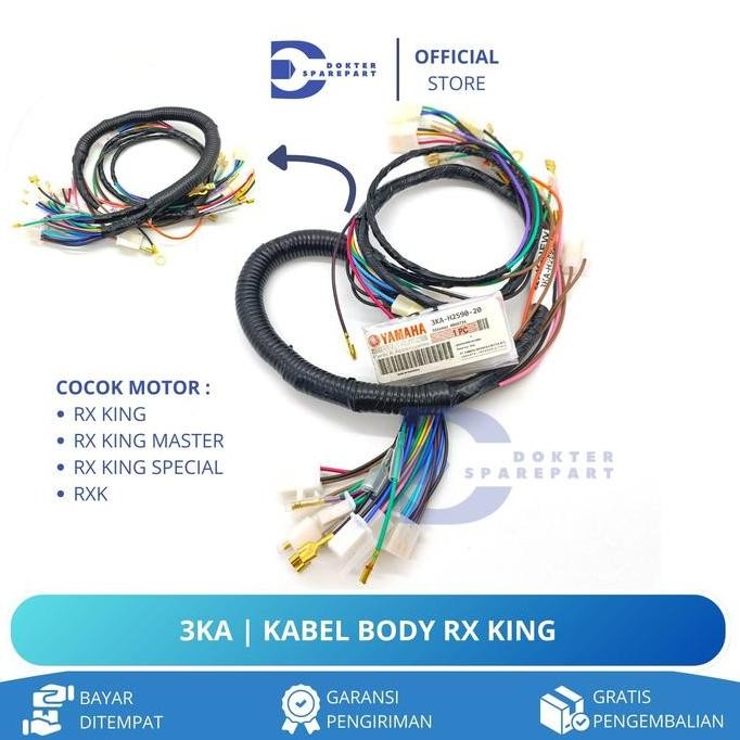 Promo 3KA KABEL BODY SET RX KING / RX KING NEW / RX KING MASTER - SPECIAL / RXK / KABEL SOKET BODI /