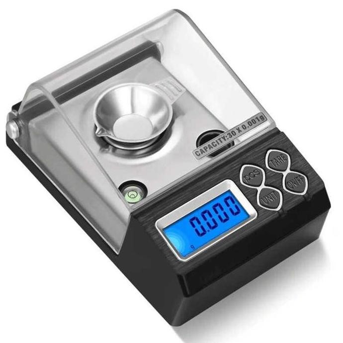 Timbangan Emas Akurat 0.001G Perak Batu Permata Perhiasan Digital 50G