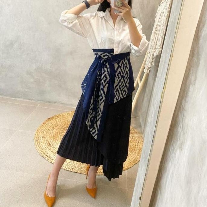 obi tenun , obi etnik , ikat pinggang tenun AS