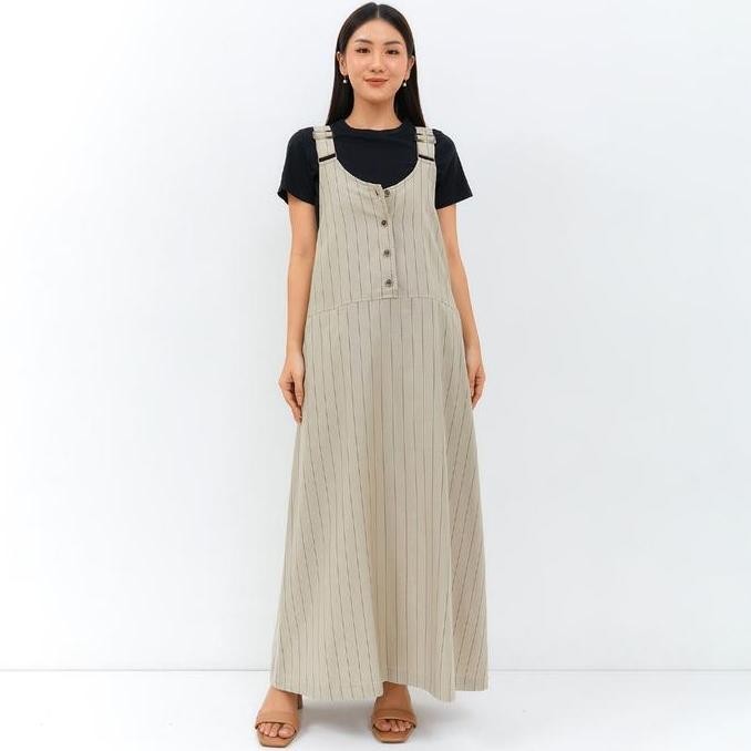 C2 Trebic Khaki Overall Wanita