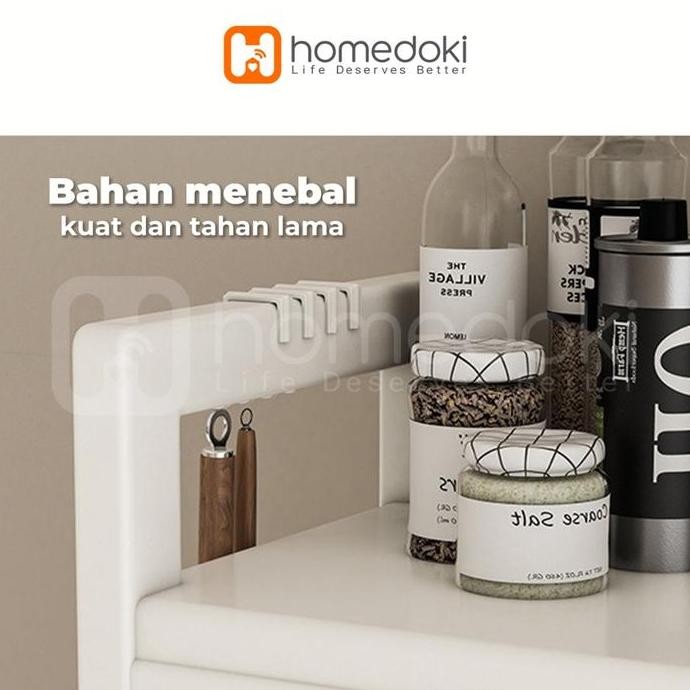 Homedoki Rak dapur / rak lemari dapur / Rak oven microwave / lemari da