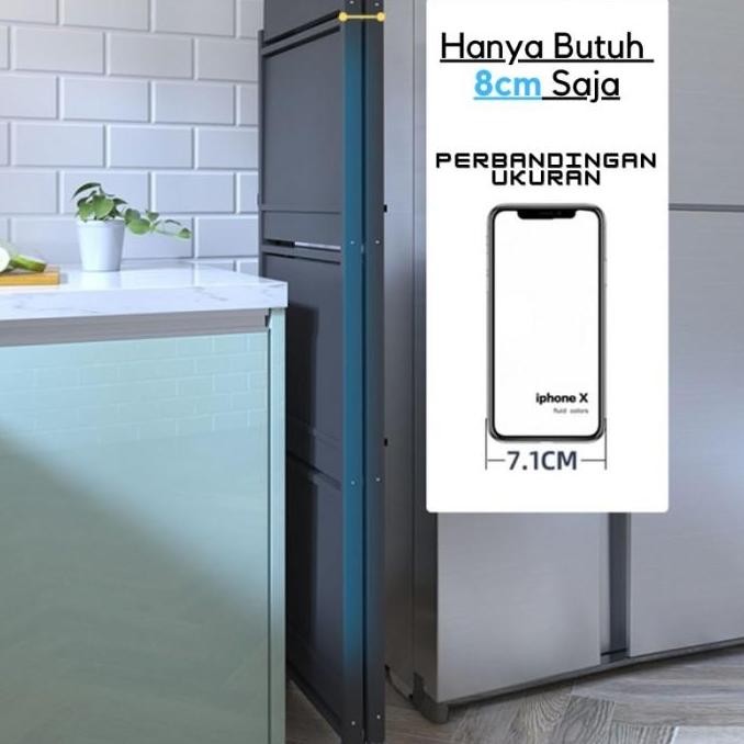 Rak Dapur Lipat Portable Rak Lipat Serbaguna Rak Dapur Portable