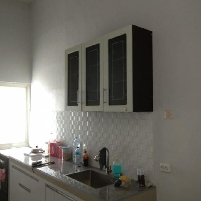 Rak Dapur Gantung 3Pintu kaca Kitchen set 3 Pintu Lemari Dapur Olympic