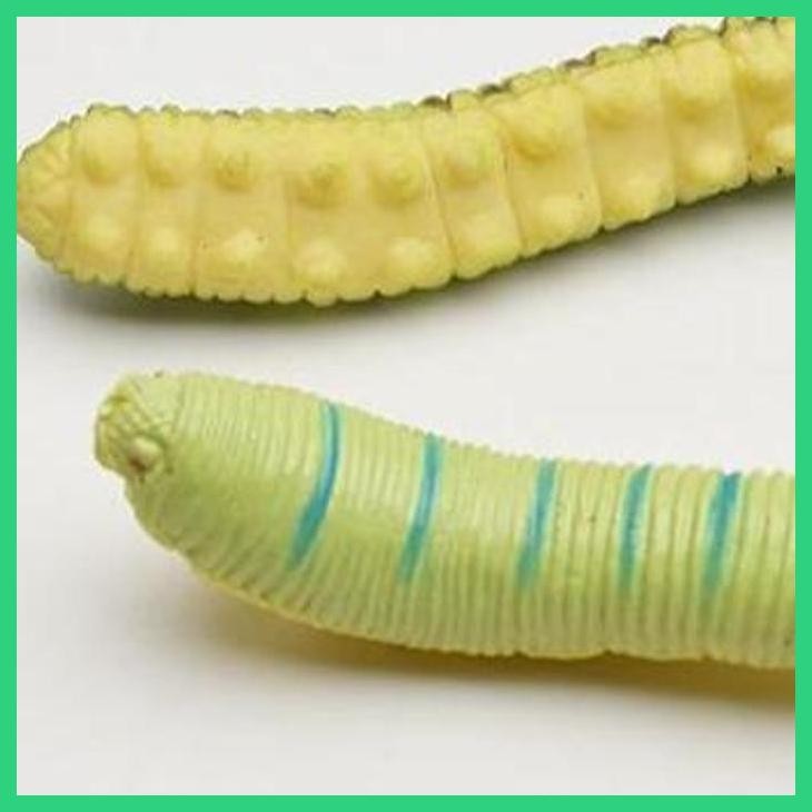 DISCOUNT UBUL 6CM ACAK ULAT BULU CATERPILLAR SERANGGA MAINAN PRANK TOYS PLASTIK - COSPLAY DRAMA PRAN