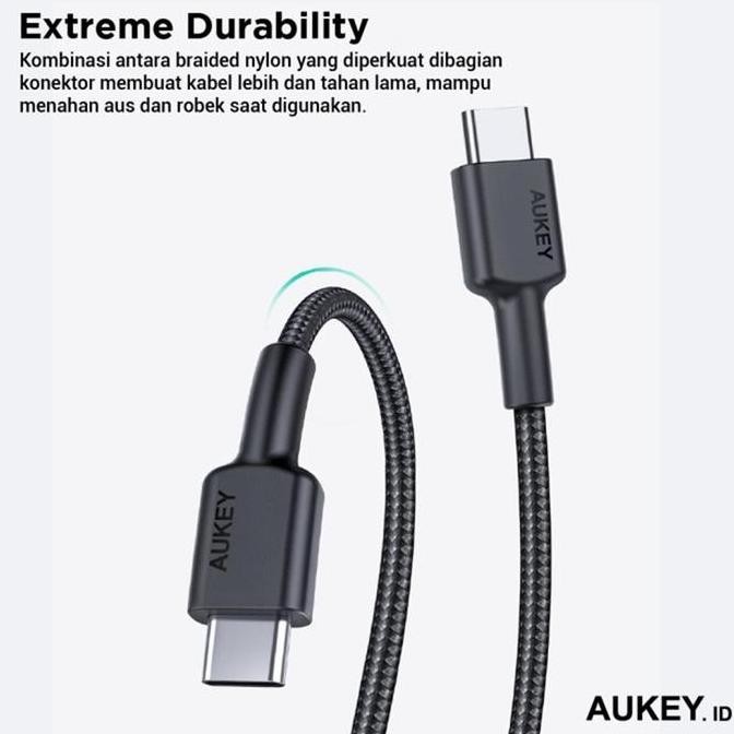 Aukey CB-CD37 USB C To C 3A 3M (NO PACKING & NO WARRANTY)