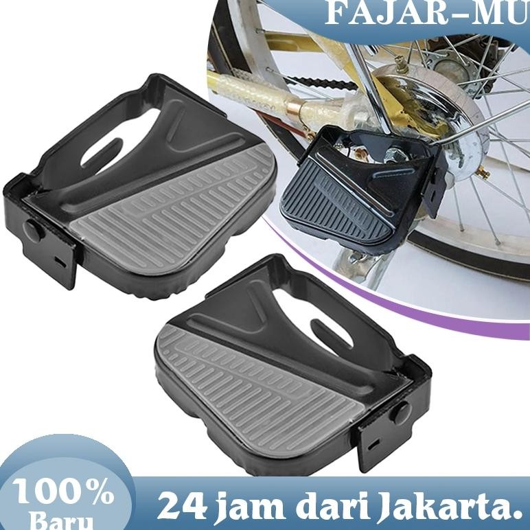 UGNDA Sepasang Pijakan Kaki Sepeda Lipat Pijakan Belakang Kaki Sepeda Listrik Exotic