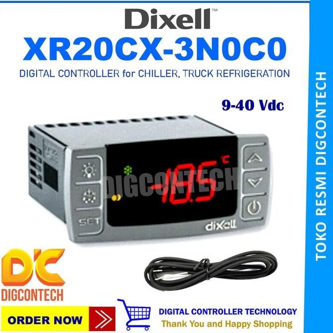 Premium XR20CX DIXELL Digital Thermostat XR20CX-3N0C0, 9-40 Vdc Promo