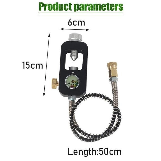 REGULATOR SCUBA DIVING PCP 40MPA/5800PSI IMPORT HIGH QUALITUY MANOMETER BESAR REGULATOR TABUNG SCUBA