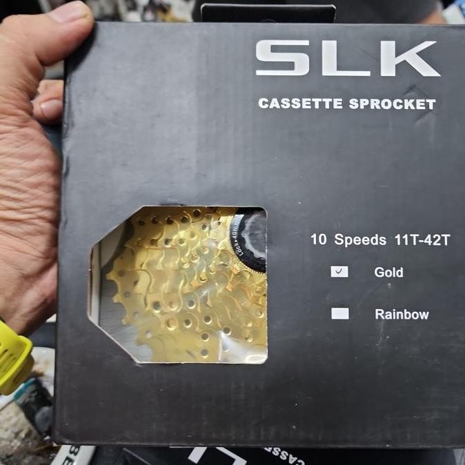 Cassette Sprocket 10 Speed 11-42T SLK GOLD