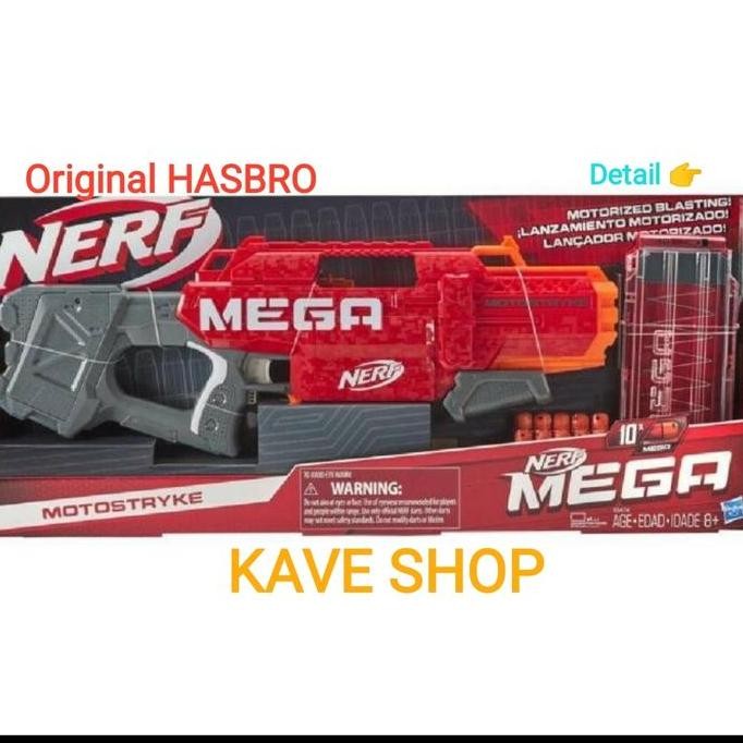 NERF mega motorstryke motorized blaster - Original NERF - NEW - HASBRO