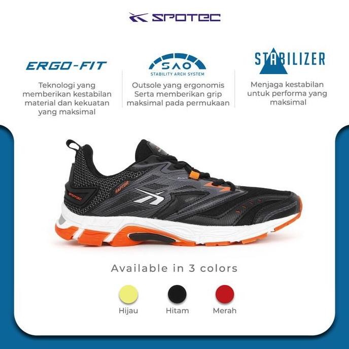 Sepatu Pria / Sepatu Running / Spotec / Raptor