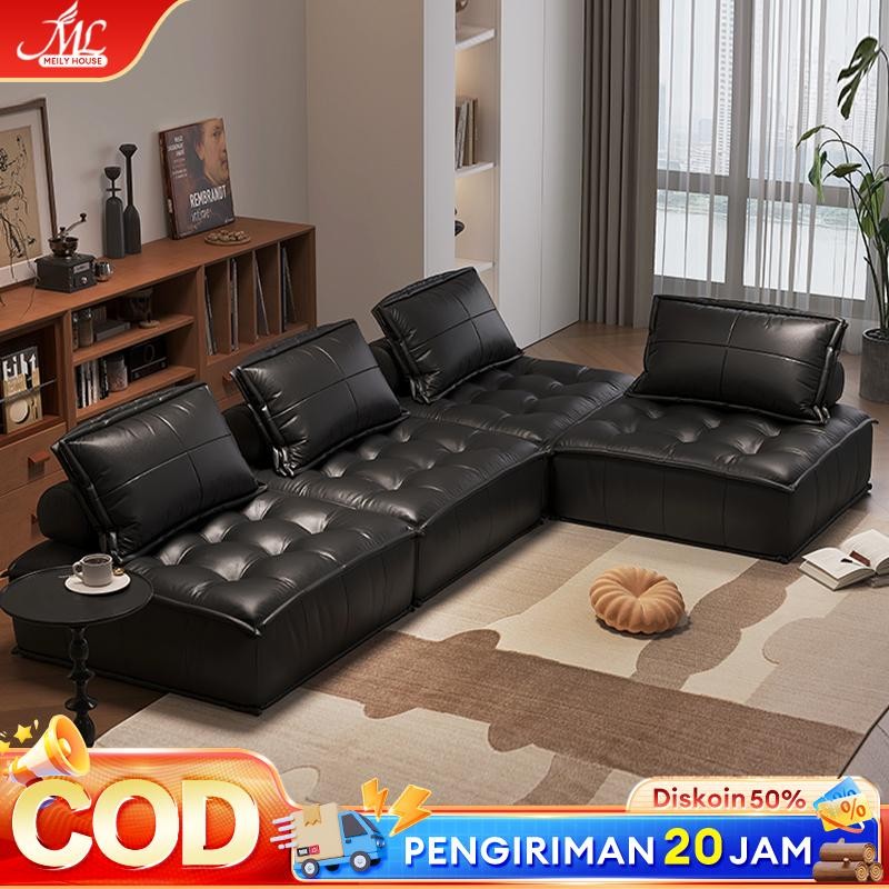 Sofa Retro Minimalis / Sofa Retro / Sofa Berkualitas / Kursi Depan Tv Sandaran Empuk Penyambungan Gr