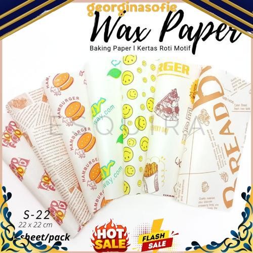 COD Wax Paper 25 Pcs / Korean Bento Cake Baking Paper / S-22