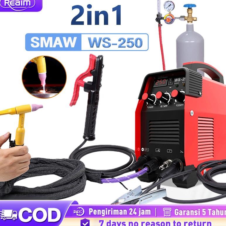 FEVERFEW Reaim Mesin Las TIG-250 160A Mesin pengelasan TIG Mini Listrik Mesin Las  listrik  Mesin tr