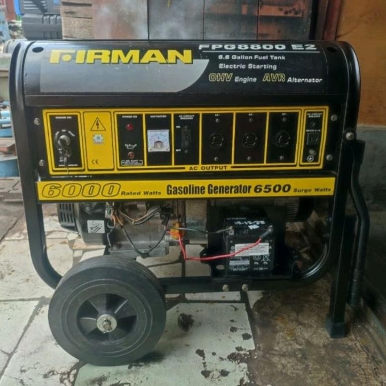 albertGokil Mesin Genset Firman FPG8800 E2 6500 Watt Starter Original