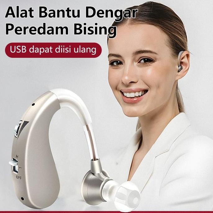 ENRIO- Alat Bantu Dengar Charger Alat Pendengaran Telinga Alat Bantu Dengar Original