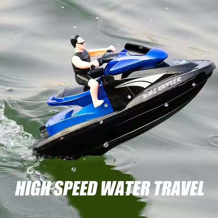 Mainan RC Jet Ski Surfer High Speed RC jet Ski Motorboat 2.4GHZ 20KM/H Remote Control Speedboat  RC 