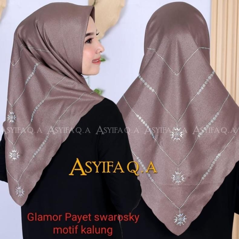 SEGI EMPAT GLAMOR PAYET SWAROSKY/SEGI EMPAT MEWAH/KERUDUNG PESTA
