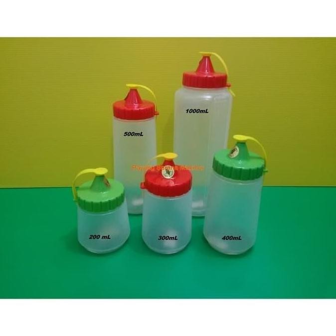 OWL BOTOL SAOS KECAP SAMBAL PLASTIK 1000ML 1LITER BENING TEBAL