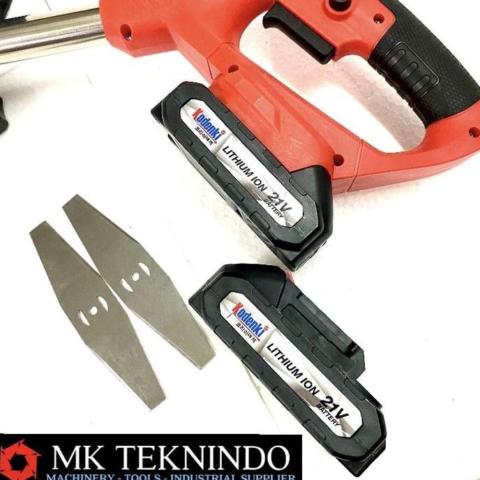 Mesin Potong Rumput Baterai Cordless Grass Trimmer Cutter Pemotong Cas