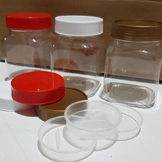 100 BUAH JAR TOPLES 200 ML KOTAK BAHAN PLASTIK PET