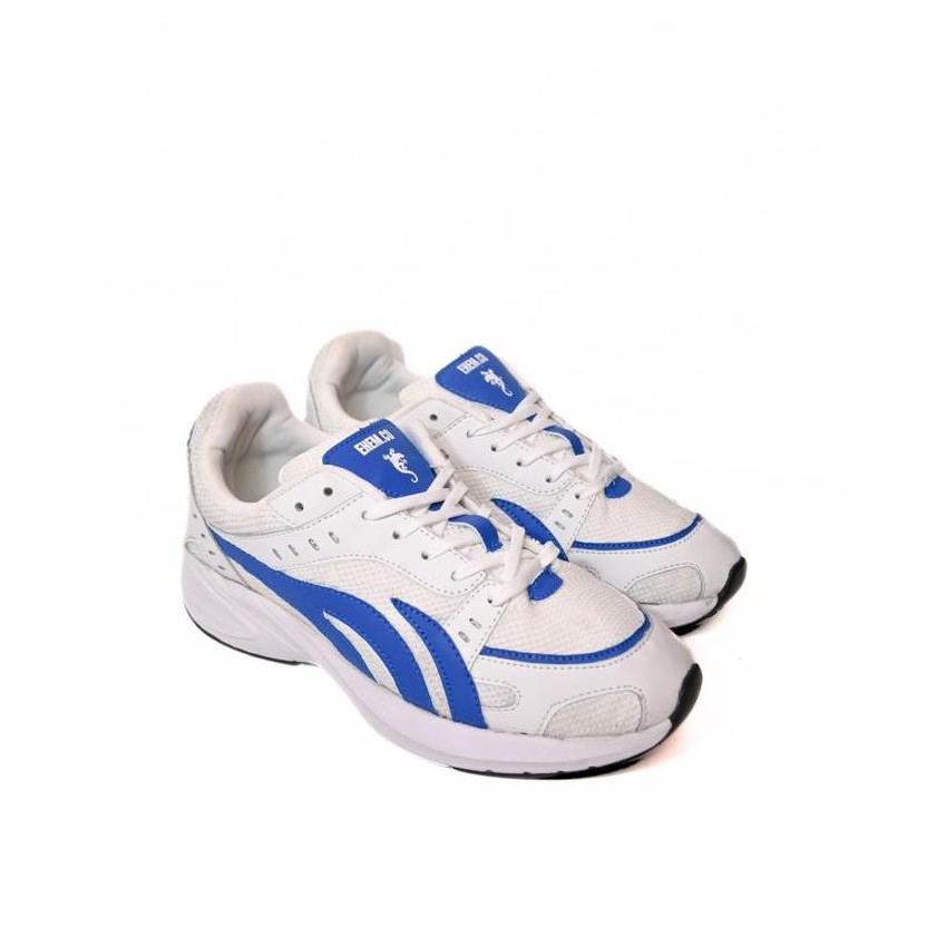 Ehem - Sepatu Sneakers Unisex Lexis White Blue Running