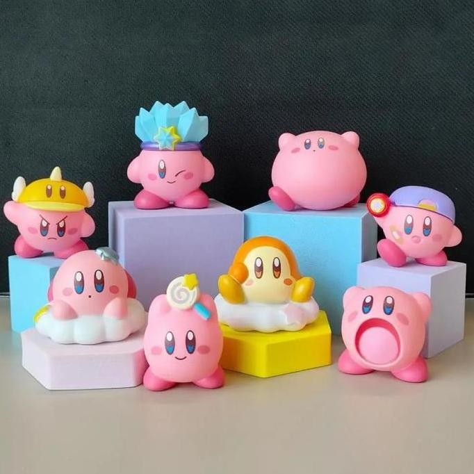 Set Action Kirby Figure Set - Mainan Kirby Set Figure Set Figure Anime
