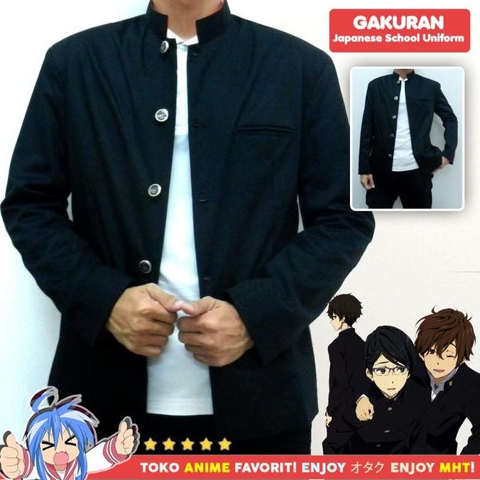 Blazer Anime Gakuran Seragam Sekolah Jepang Cowo Laki