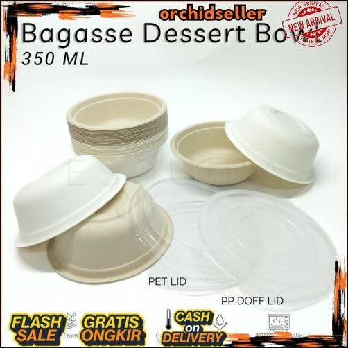 COD Bagasse Dessert Snack Bowl 350 ML BG350