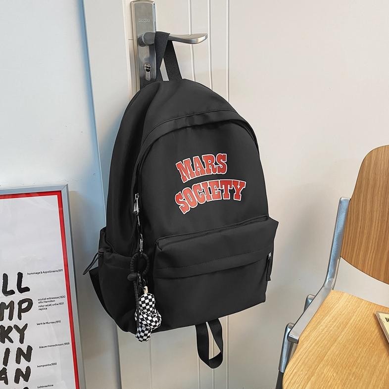 Eelic Tas Ransel Backpack Pria Wanita Fashion Bahan Kanvas Tas Sekolah Tas Punggung Distro Pria Terb